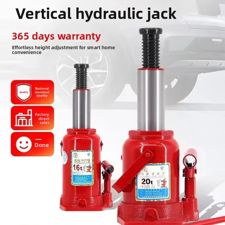 Jack Hydraulic Vertical 2t Vehicle 3 Tons 5T Hydraulic Daughter Gold Top 8t10T Heavy Duty Vehicle Maintenance Tire Replacement