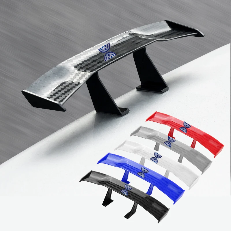 

Car Tiny Tail Wing Black ABS Mini Rear Wing Spoiler Car Refitting Tool For Volkswagen VW Golf 4 7 MK3 4 7 Touran Polo Passat