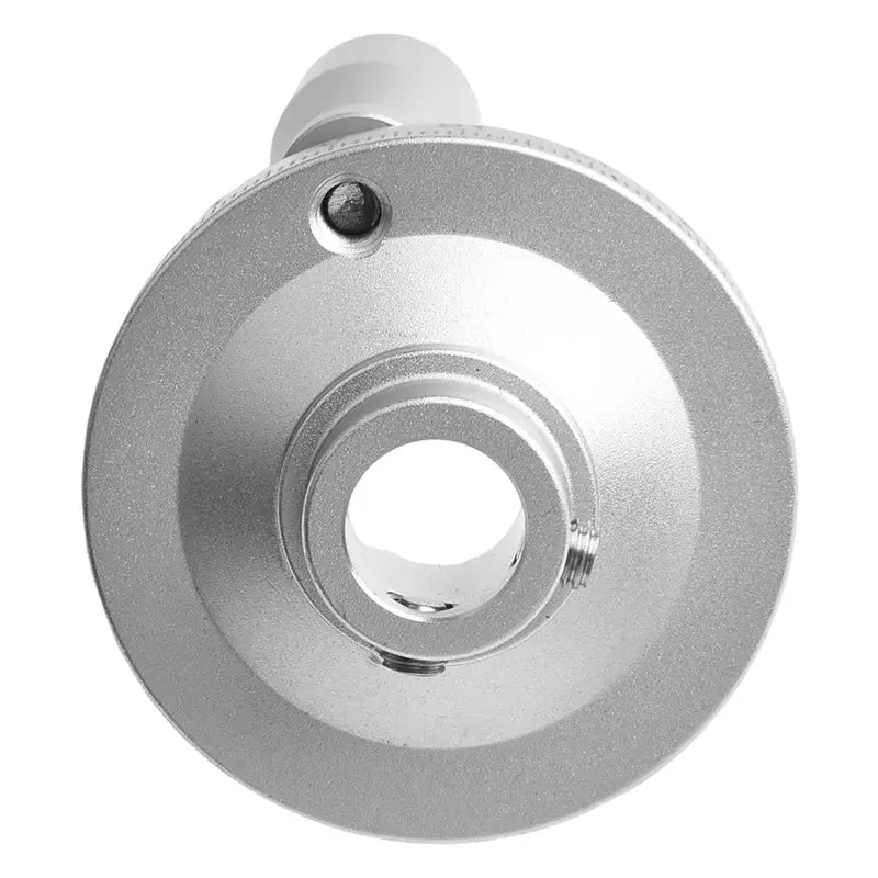 For Machine Tool Slide Compatible For Aluminum Alloy Lathe Hand Wheel 50Mm Diameter Silver Rocker Knob(12Mm) With Scale-B51B
