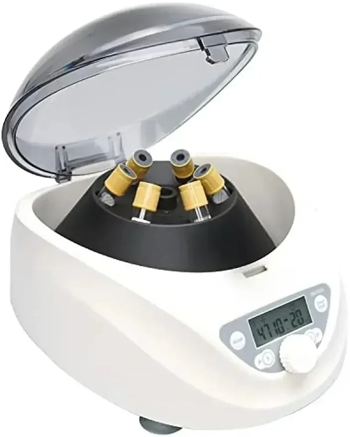 

Lab Benchtop Centrifuge 6x15mL/10mL/7mL/1.5-5ml, 300-5000rpm(Max. 2600xg RCF)