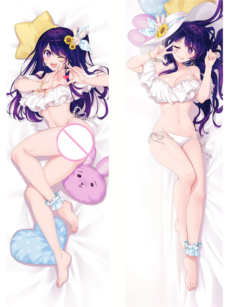 Anime Pillow Cover Dakimakura  Ai Hoshino  Double-Sided Print Life-Size Body Pillows Cover Adult Case Bedding Gifts