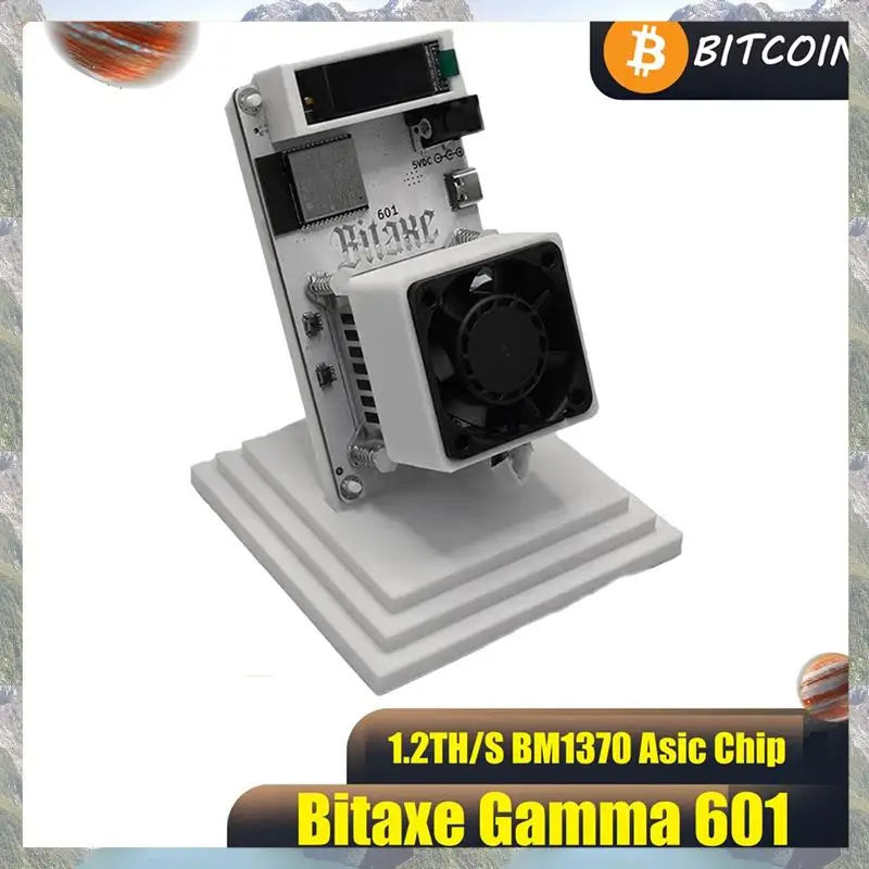 2025 New-Bitaxe Gamma 601 BTC 1.2TH/S Solo Miner - معدات تعدين البيتكوين مع طاقة 18 وات، شريحة BM1370 Asic، قابس أمريكي #4