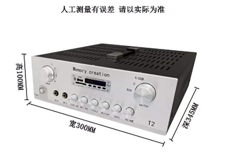 AIYIMA SMSL 新 12V 屋外 HIFI Bluetooth カラオケアンプサポート SD カード USB 再生パワーアンプ 300 ワット 600 ワット 800 ワット 1400 ワット