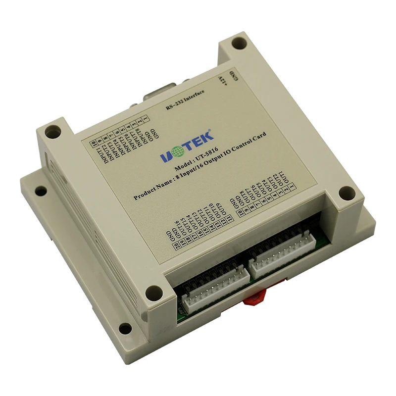 UOTEK 8-channel Switching Input 16-channel Voltage Output I/O Controller Each Output Max DC12V1A UT-5816