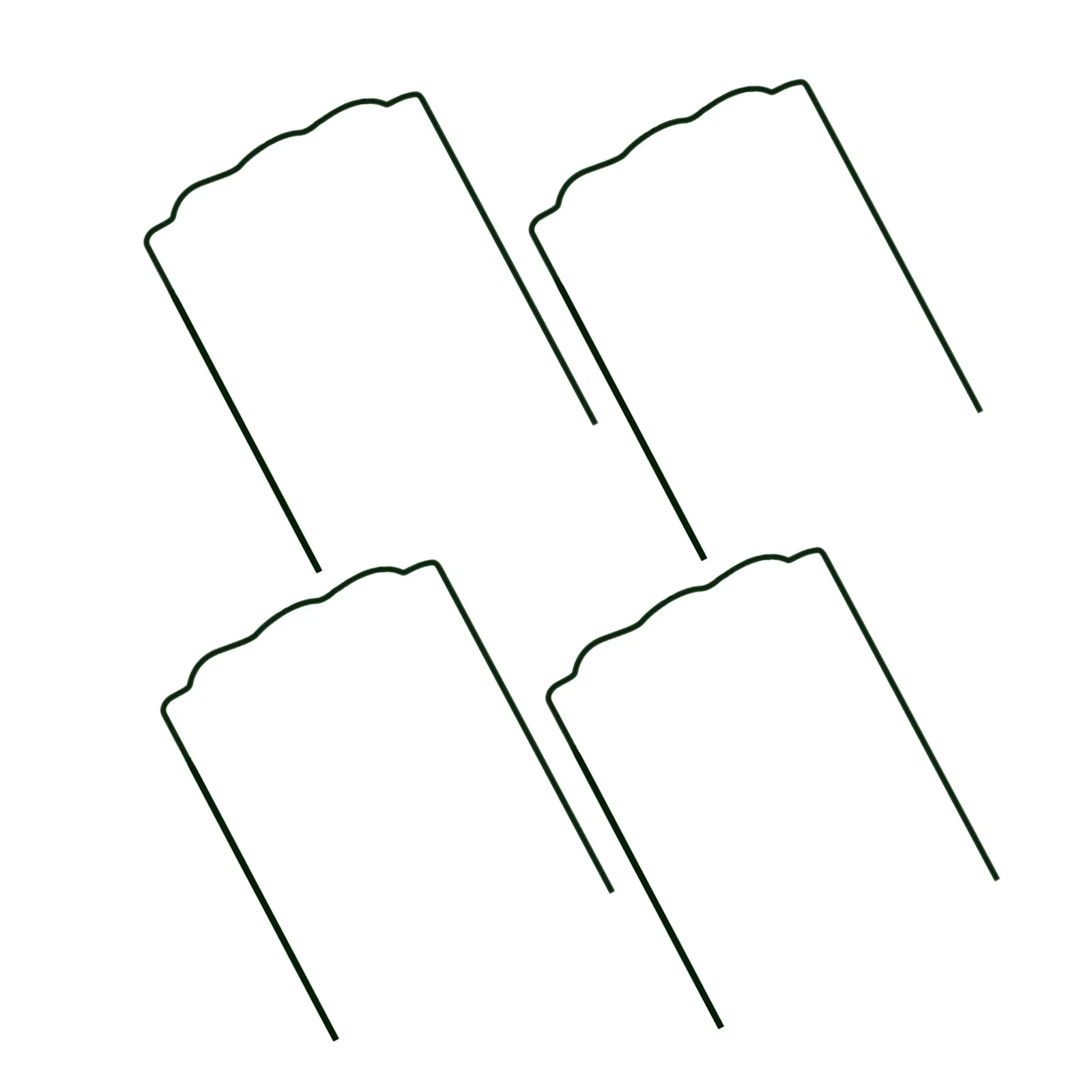 4Pcs Metal Garden Plant Support Stakes Stem Frame Potted Plants Flower Supports Climbing