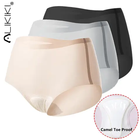 Camelo toe corretivo à prova de roupa interior camel toe capa calcinha sem camuflagem briefs sem costura tangas para leggings biquíni
