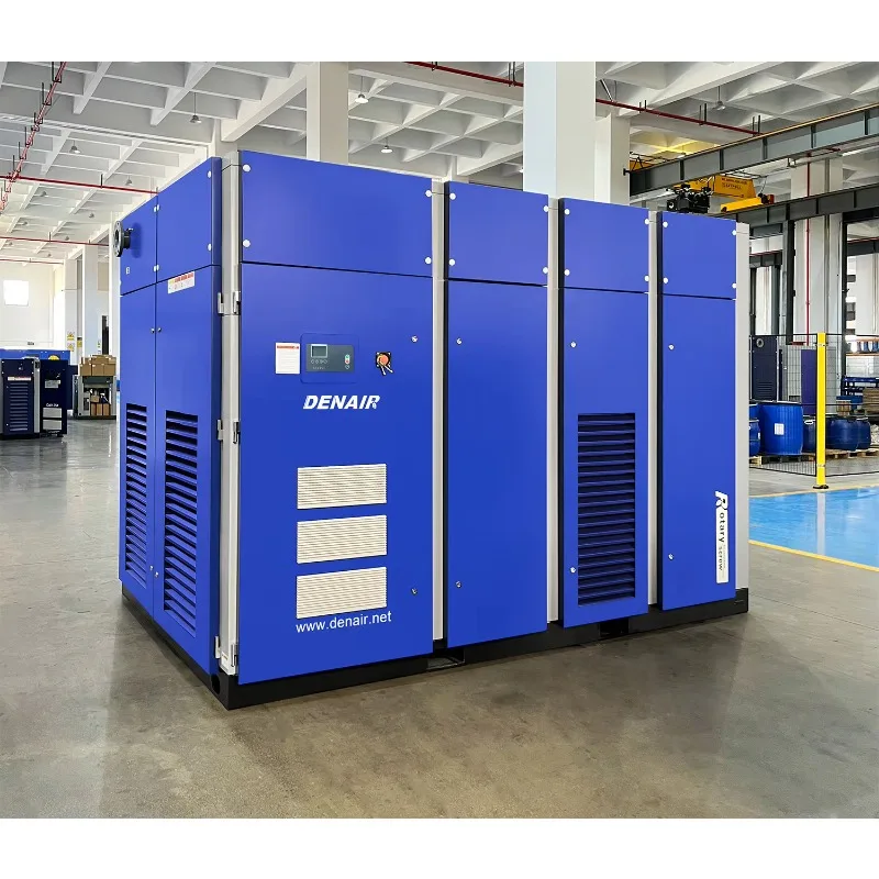 Compresor de aire eléctrico de tornillo magnético permanente VSD Denair 132Kw
