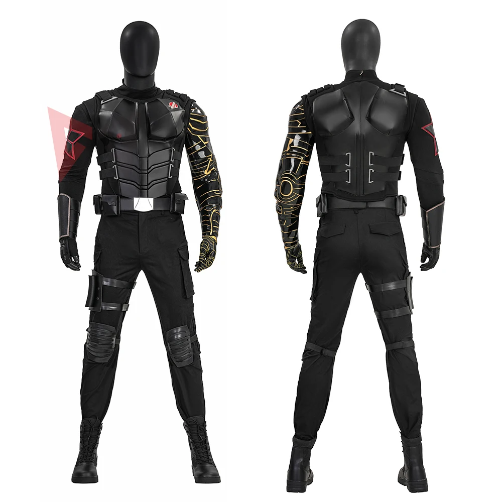 

New Winter Soldier Cosplay Costume Shirt Armor Pants For Game Party Halloween Custom Made
