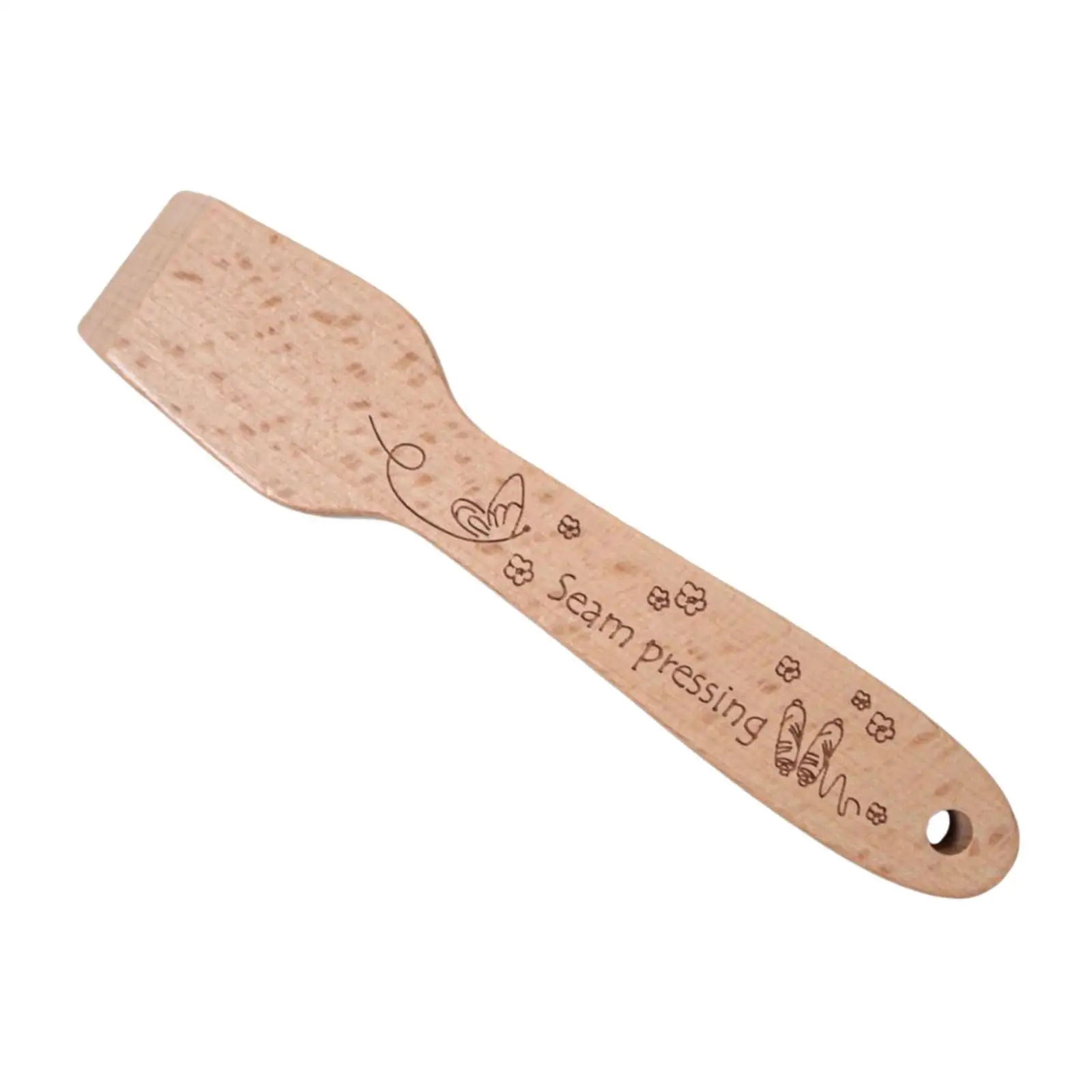 Angled Tailors Clapper Quilters Pressing Flattening Fabrics Large Steam for Sewing Ironing Patchwork Quilting Embroidery Creases
