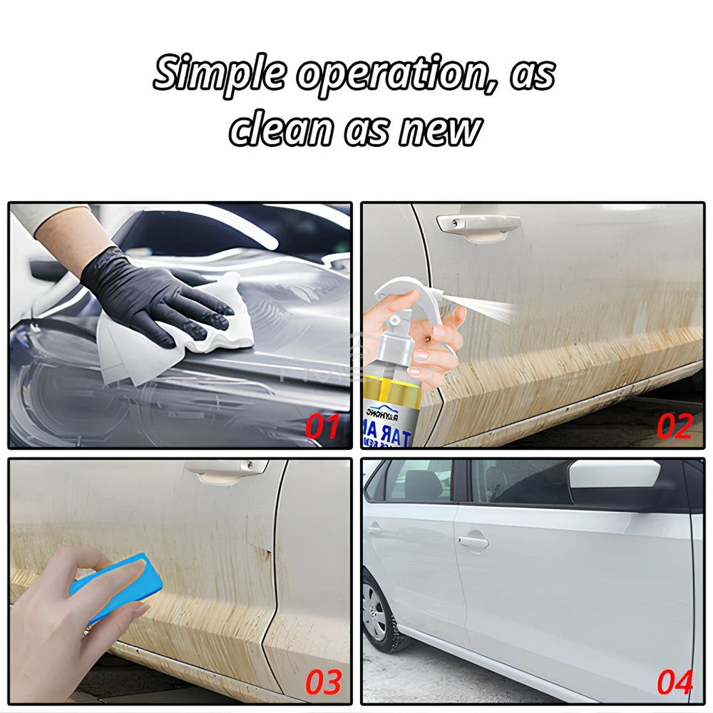 100ml Car Oil Tar Remover Solvents Based Spray Grease Police Degreasers Cleaner Kitchen Home Dilute Dirt Cleaning Polish Paint