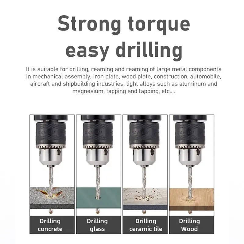 AA49 High Torque 3/8 Inch Pneumatic Air Drill Gun Straight Design For Woodworking Projects