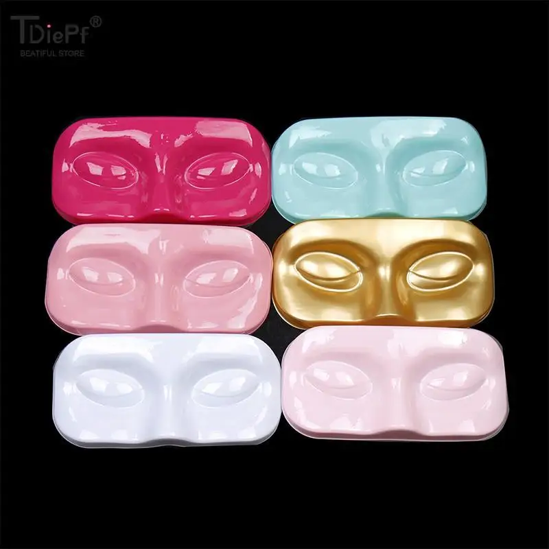 5Pcs/lot PVC Face Shape Lash Trays Face Shape False Eyelashes Packaging Box Eyelash Trays Lashes Storage False Eyelashes Case