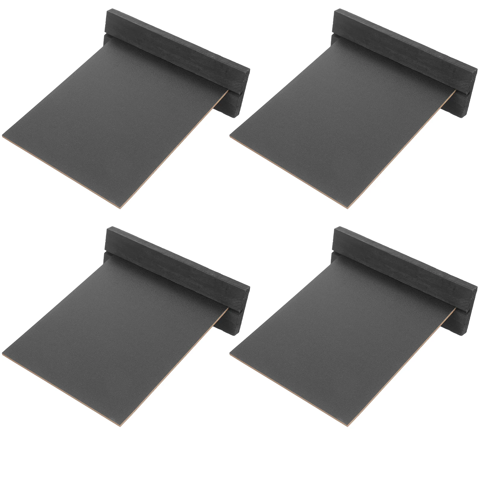 

4 pcs Blackboard Mini Writing Board Double-sided Base Bedroom Kitchen Blackboard With A Base Garden Party Wedding Display