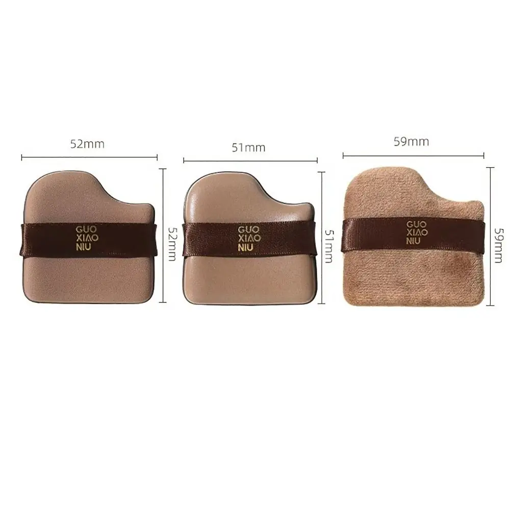 Mini bouffées de mélangeur de maquillage à sec pour femmes, outil de maquillage double face, bouffée de poudre, outil cosmétique, beauté, 6 pièces par boîte