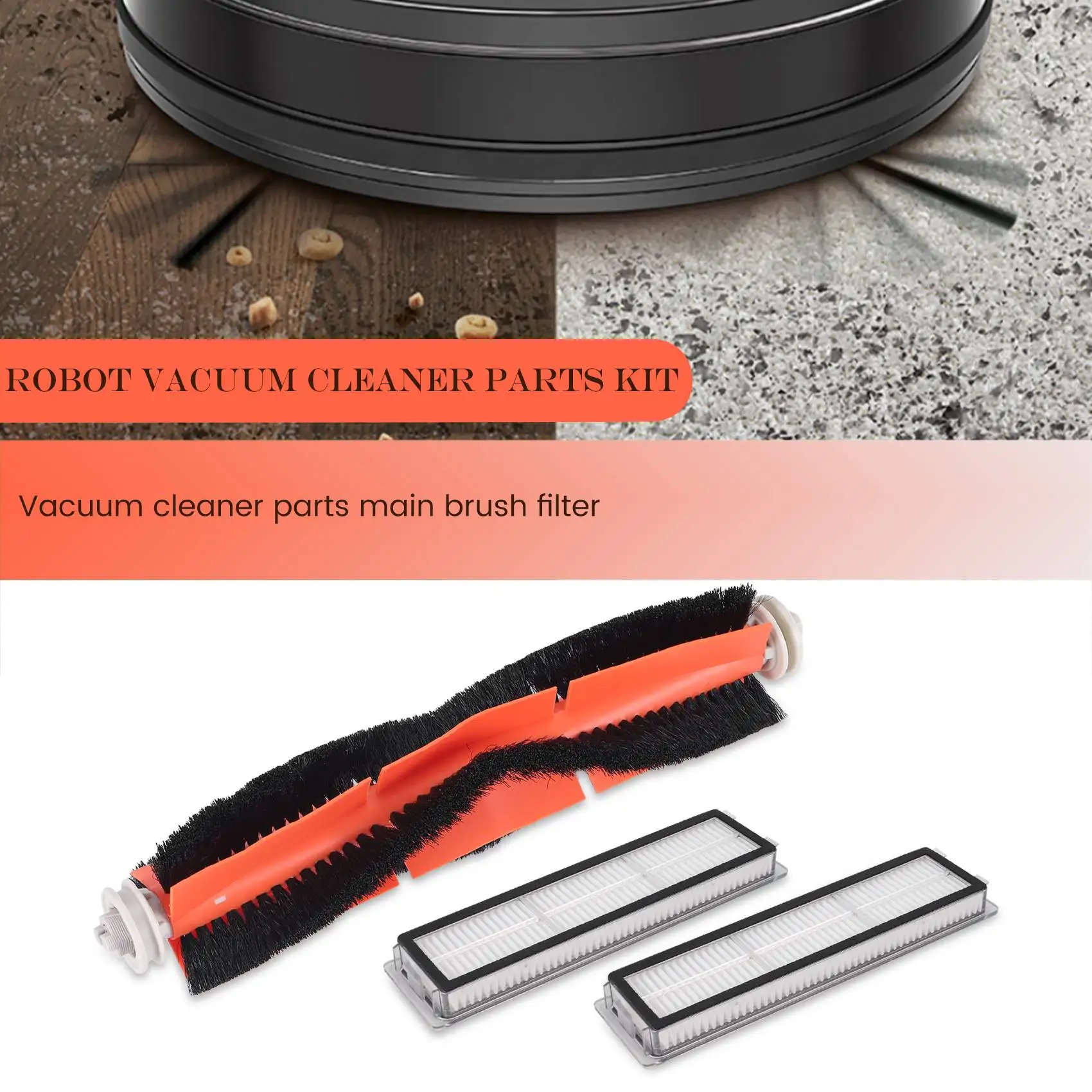24-Hour Delivery For Dreame Bot L10 Pro D9 Robotic Vacuum Cleaner Parts Kits Main Side Brush Filters Mop Rag Accessories