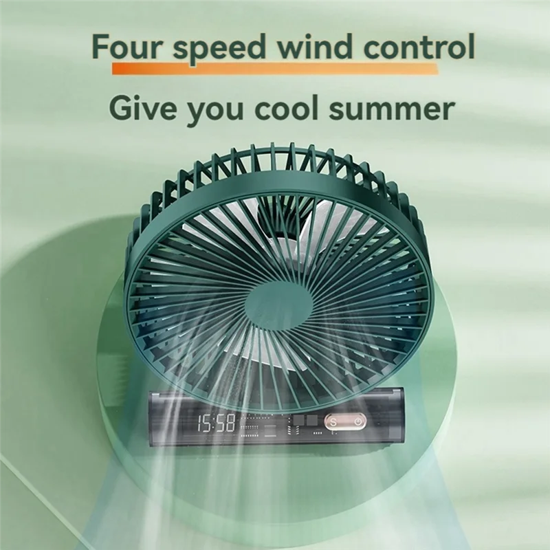 جديد سطح المكتب مروحة USB مروحة صغيرة المحمولة مكتب على مدار الساعة سوينغ مروحة صغيرة عمر البطارية الطويل مروحة المبيعات