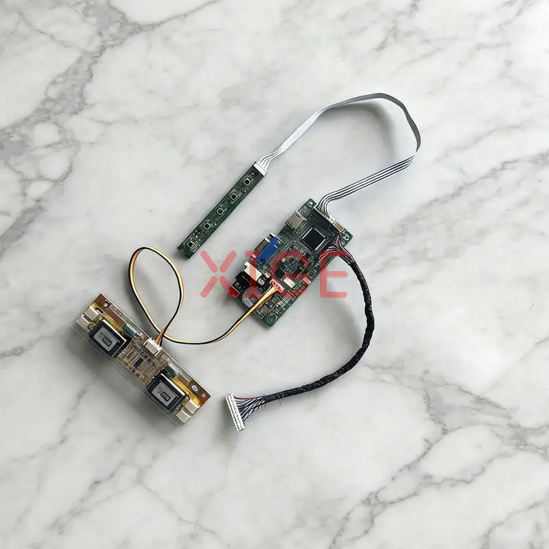 

For LM190E03 LM190E02 LM190E08 LM190E05 Display Drive Controller Board Kit DIY 1280*1024 30 Pins LVDS 4-CCFL 1280x1024 VGA+HDMI