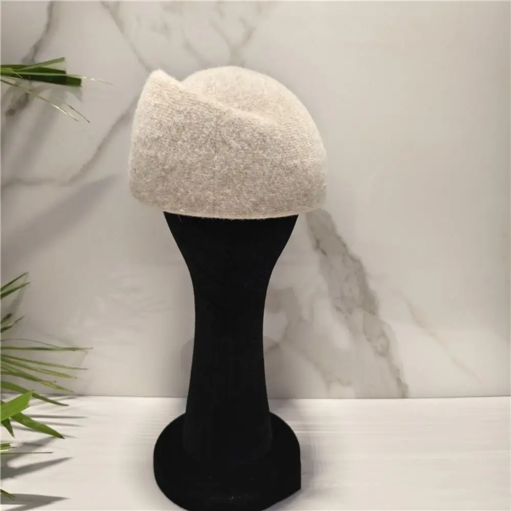 Vintage French Style Pillbox Hat Elegant Fedoras Fedora Hat Solid Color Air Hostess Airline Stewardess Caps Live Show
