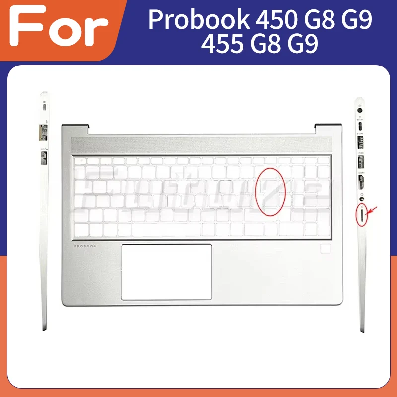 

New Palmrest Upper Cover Big Enter Layout For Probook 450 G8 G9 455 G8 G9 Silver