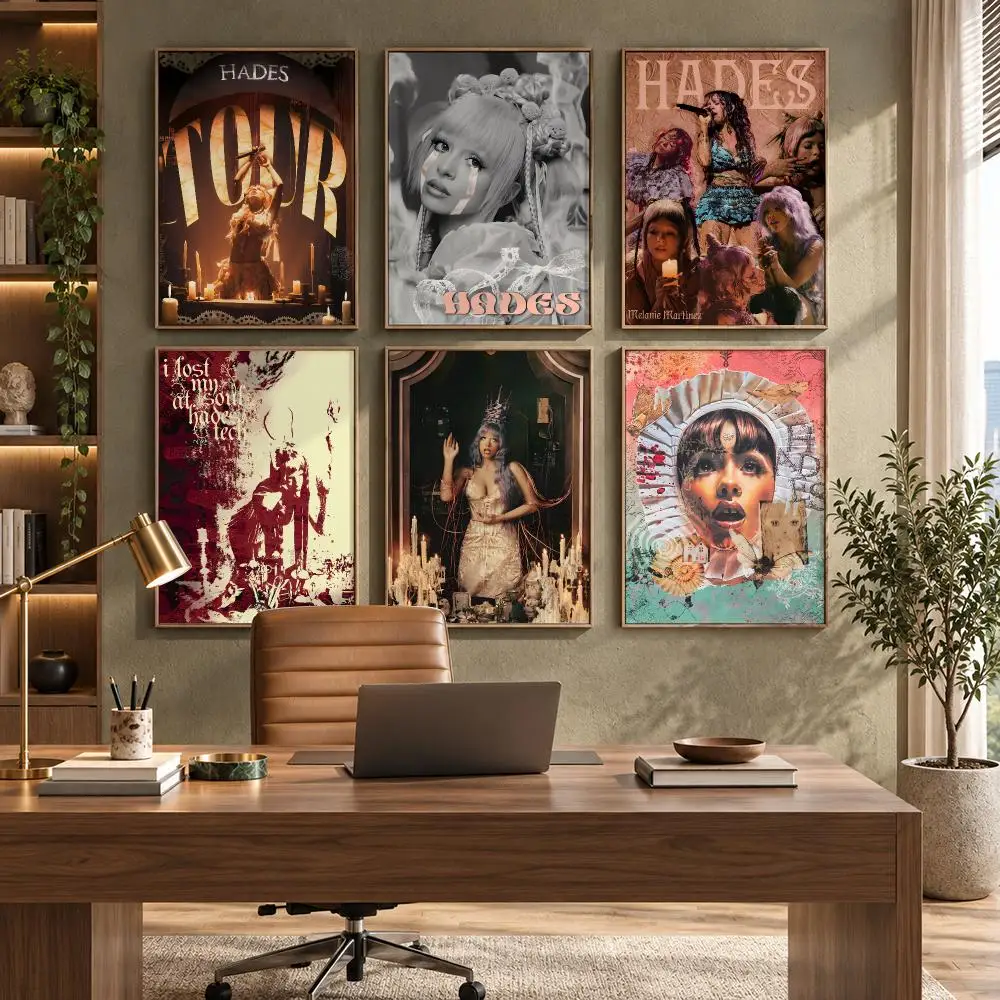 Melanie Martinez Pop Music Decor Poster HD Waterproof Wall Decal for Study, Living Room & Garage, DIY Great Gift for Fans
