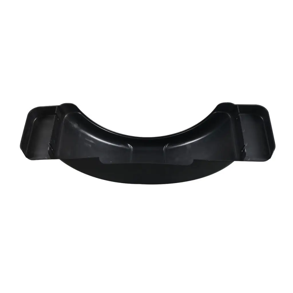 Black PP Trailer Wheels Fender Waterproof Mudguard 14in Single Axle Replacement for Support Wheel Trailer and RV Truck