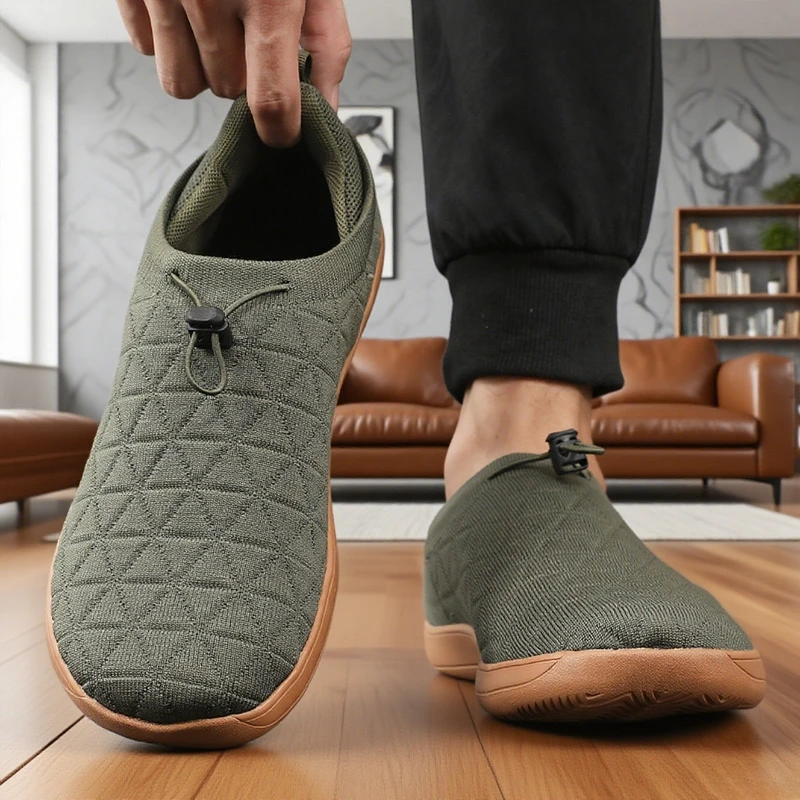 

Wide Barefoot Shoes for Mens Breathable Knitted Mesh Walking Sneakers Outdoor Running Zero Drop Casual Sneaker Minimalist Shoes