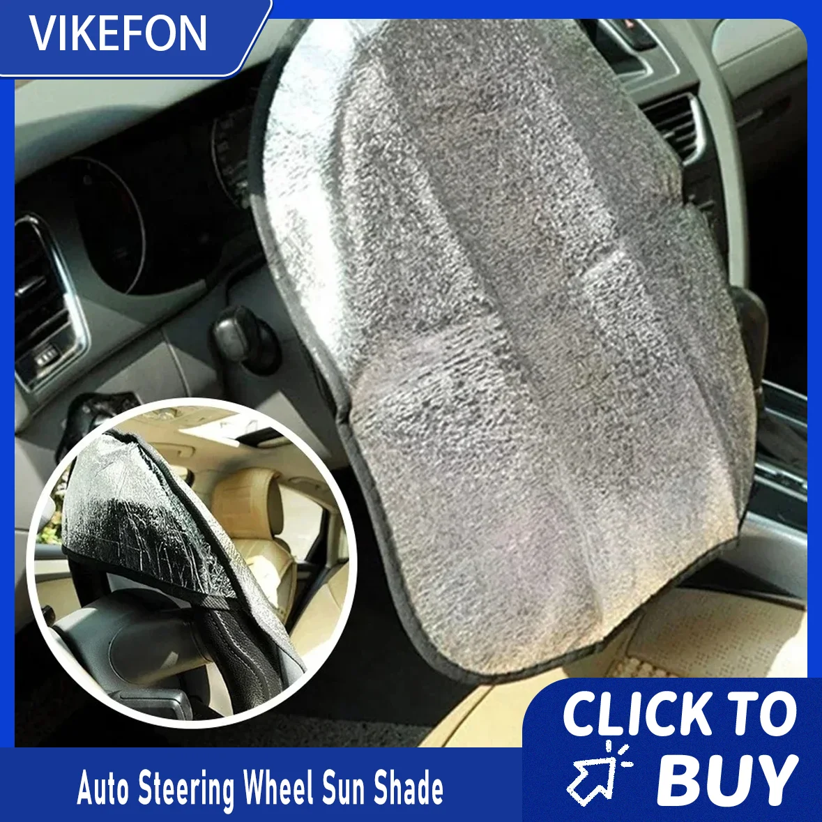 Car Sun Visor Sunroof Auto Steering Wheel Sun Shade Double Heat Insulation Sunshade Cover Protection Car Interior Accessories