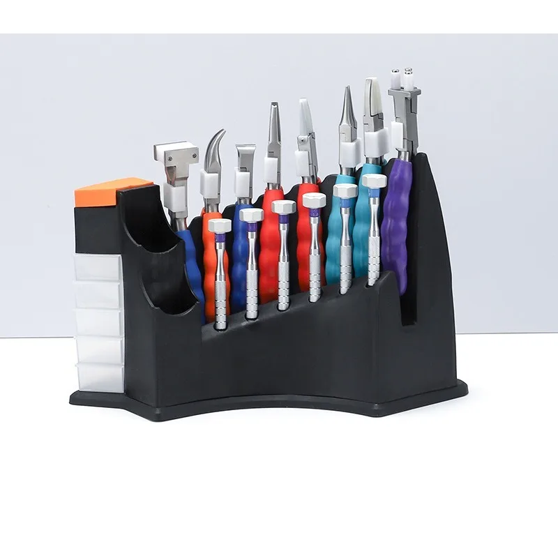 Eyeglass Repair Lens Polishing Tool Kit, Screwdriver Adjust Pliers Set Stainless Steel Eyewear Adjusting Pliers