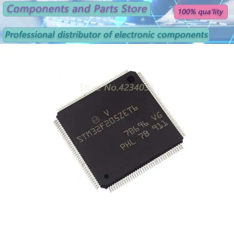 1PCS STM32F205ZET6 STM32F205ZET STM32F20  LQFP-144 NEW100% STM32F2 05ZET6