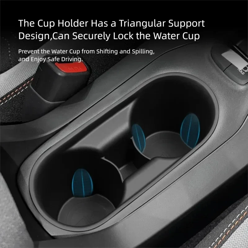 لتويوتا كورولا altis e210 2019-2024 التحكم المركزي حامل مشروبات صندوق تخزين TPE حامل أكواب الماء للسيارة الملحقات الداخلية