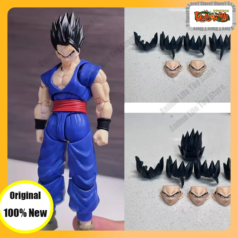 Tigery Studio Dragon Ball Z Son Gohan accesorios para la cabeza SHF Super Saiyan SSJ Ultimate Anime figura de acción modelo niños regalos Juguetes