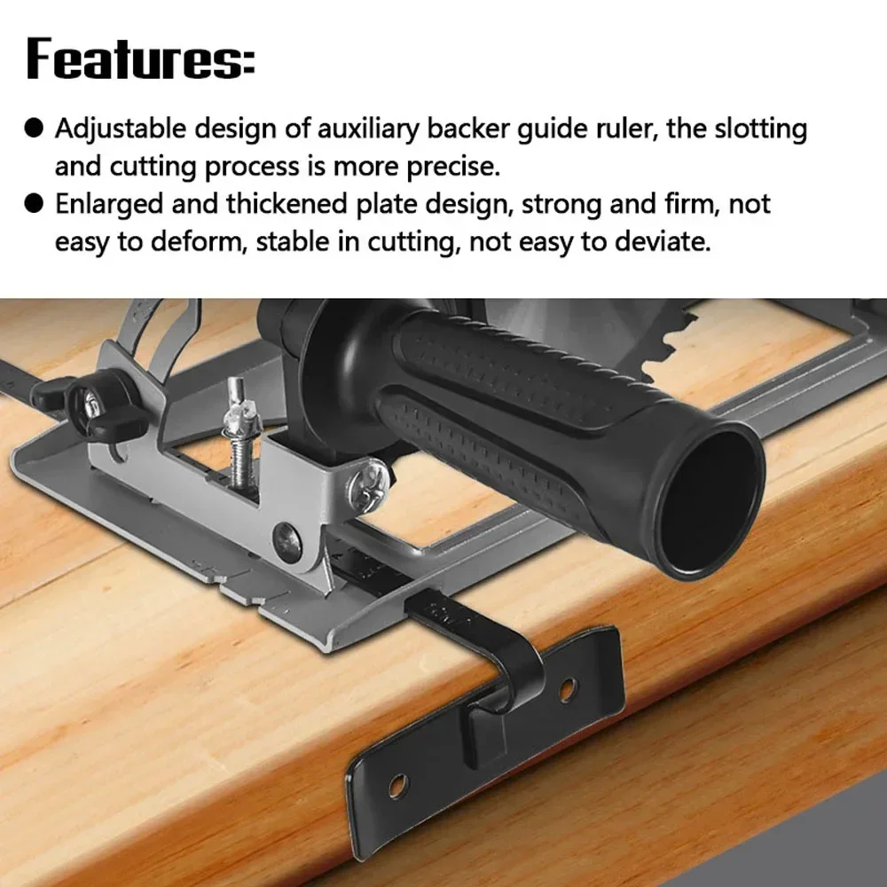 Angle Grinder Modified Positioning Bracket 0-45° Angle Adjustable ngle 100-125MM Grinder Retrofit Cutting Machine Slotting Base