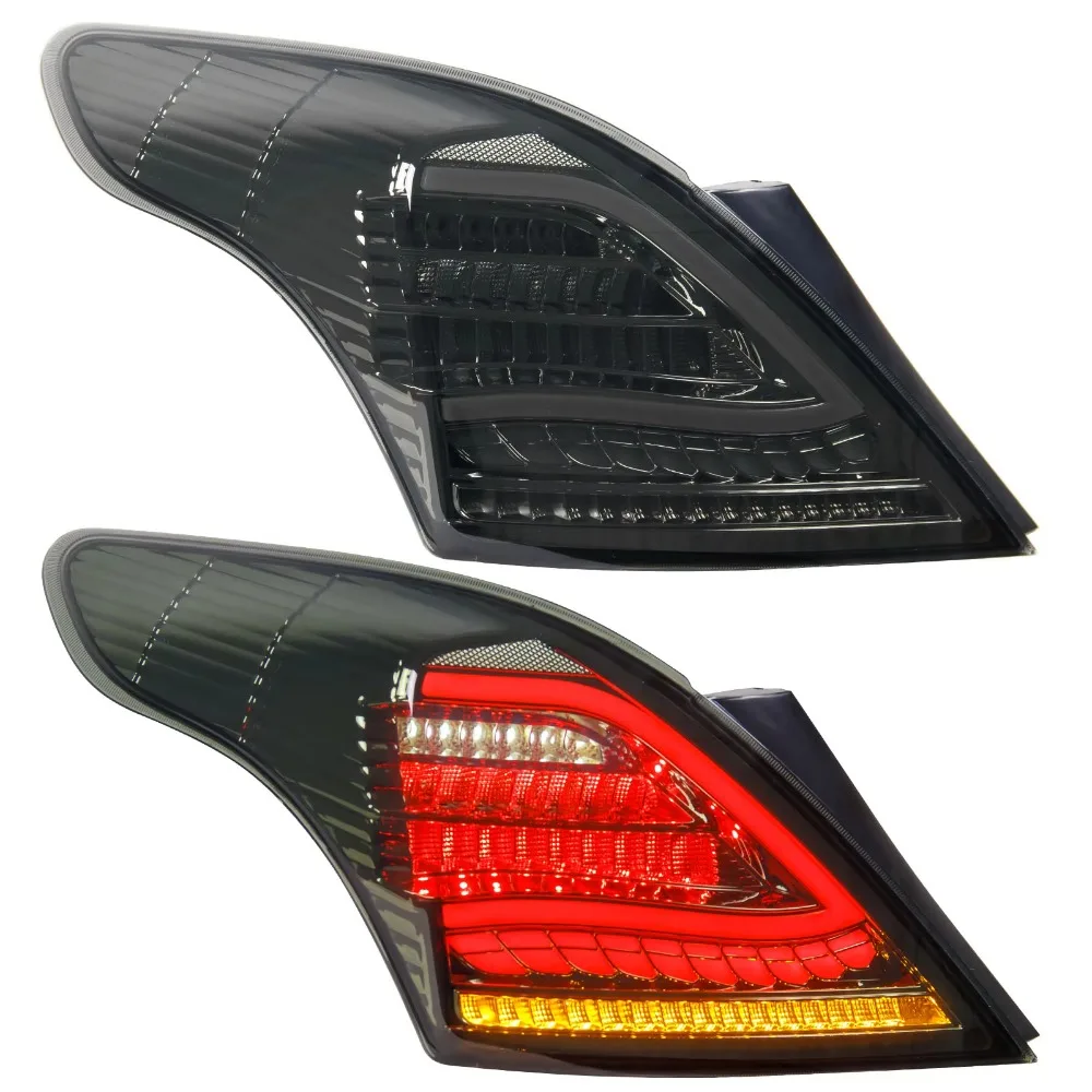 For Nissan Almera 2012-2016 Car LED Tail Lights Driving Brake Reverse Warning Lights DRL Dynamic Turn Signal Decorative Lights