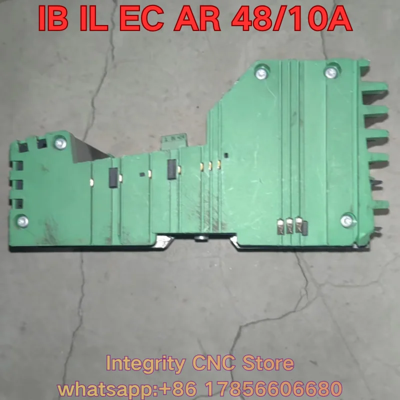 Second-hand  IB IL EC AR 48/10A  PLC module 2819257 functional test is normal