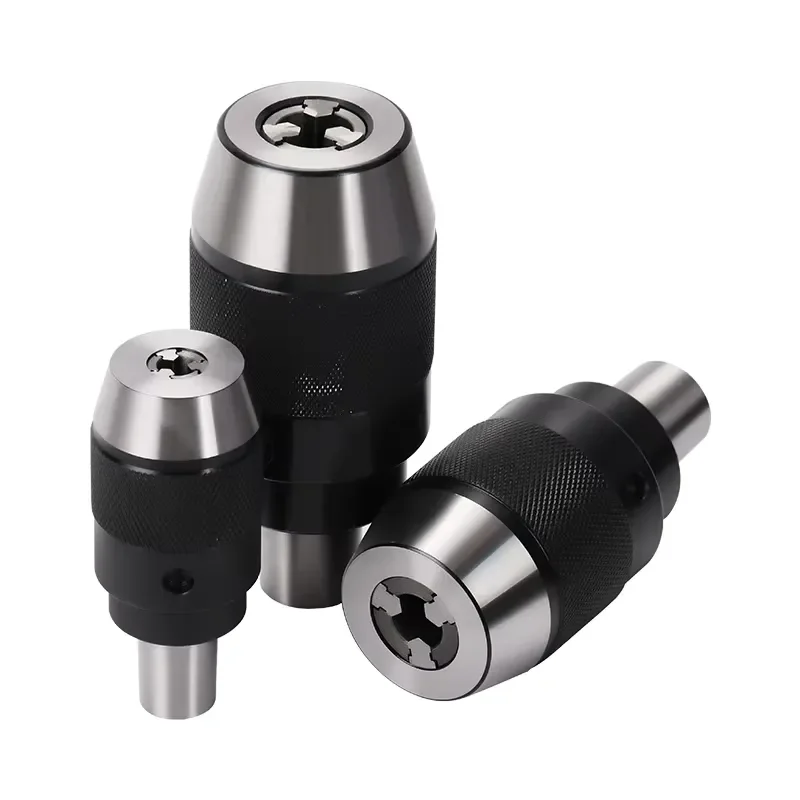 Keyless Drill Chuck APU08 APU10 for CNC Milling Machine Steel Accessories Precision Tool Holder Industrial Lathe Parts APU13