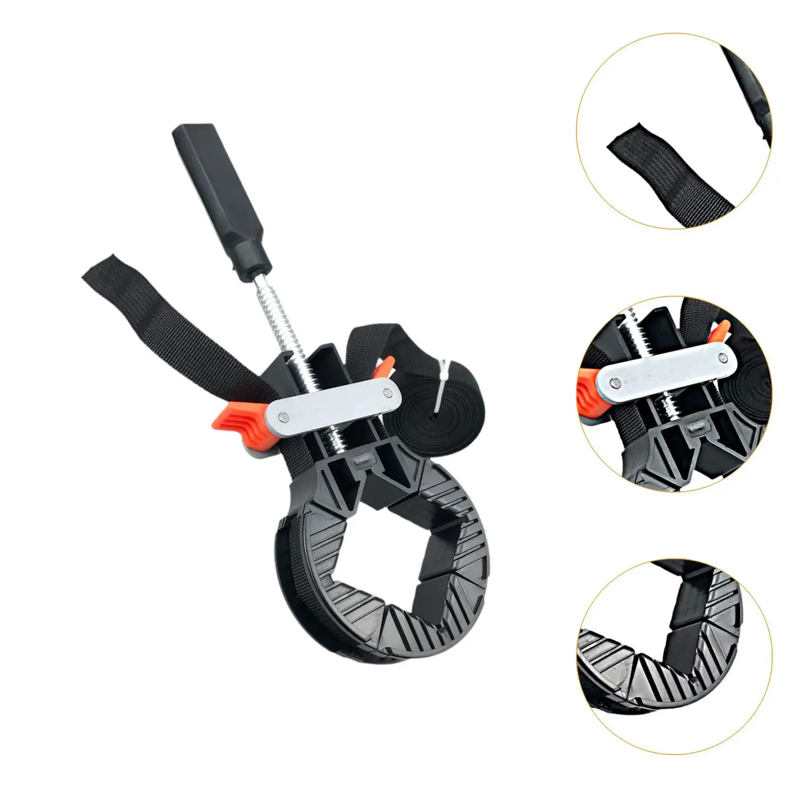 Band Clamp Comfortable Woodworking Frame Clamping Strap Holder Easy to Use Strap Clamp Belt Clamp Picture Frame Clamp for Round