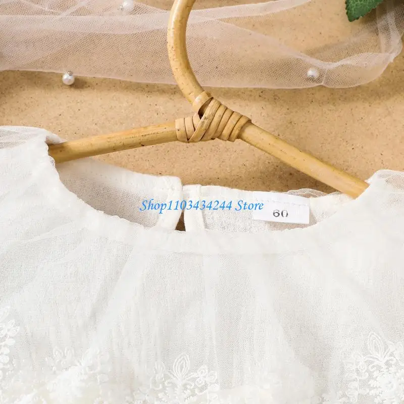 أنيقة الرضع فتاة الدانتيل ارتداءها بأكمام طويلة ملابس أطفال مريحة ملابس الطفل الرضع بذلة من الدانتيل ملابس الحفلات