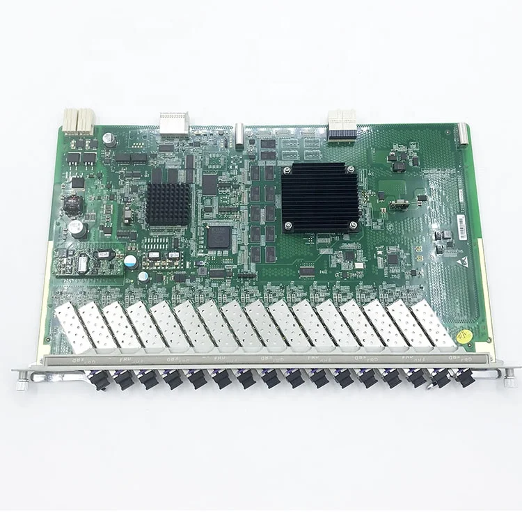 GPON board GTGH 16 ports card with full C+ C++  sfp modules for C300 C320  OLT