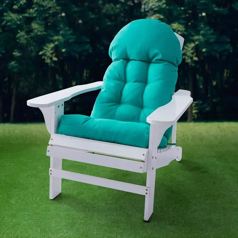 High Back Tufted Memory Foam Seat Cushion Durable Waist Support Pillow for Indoor Outdoor Garden Furniture Removable Washable