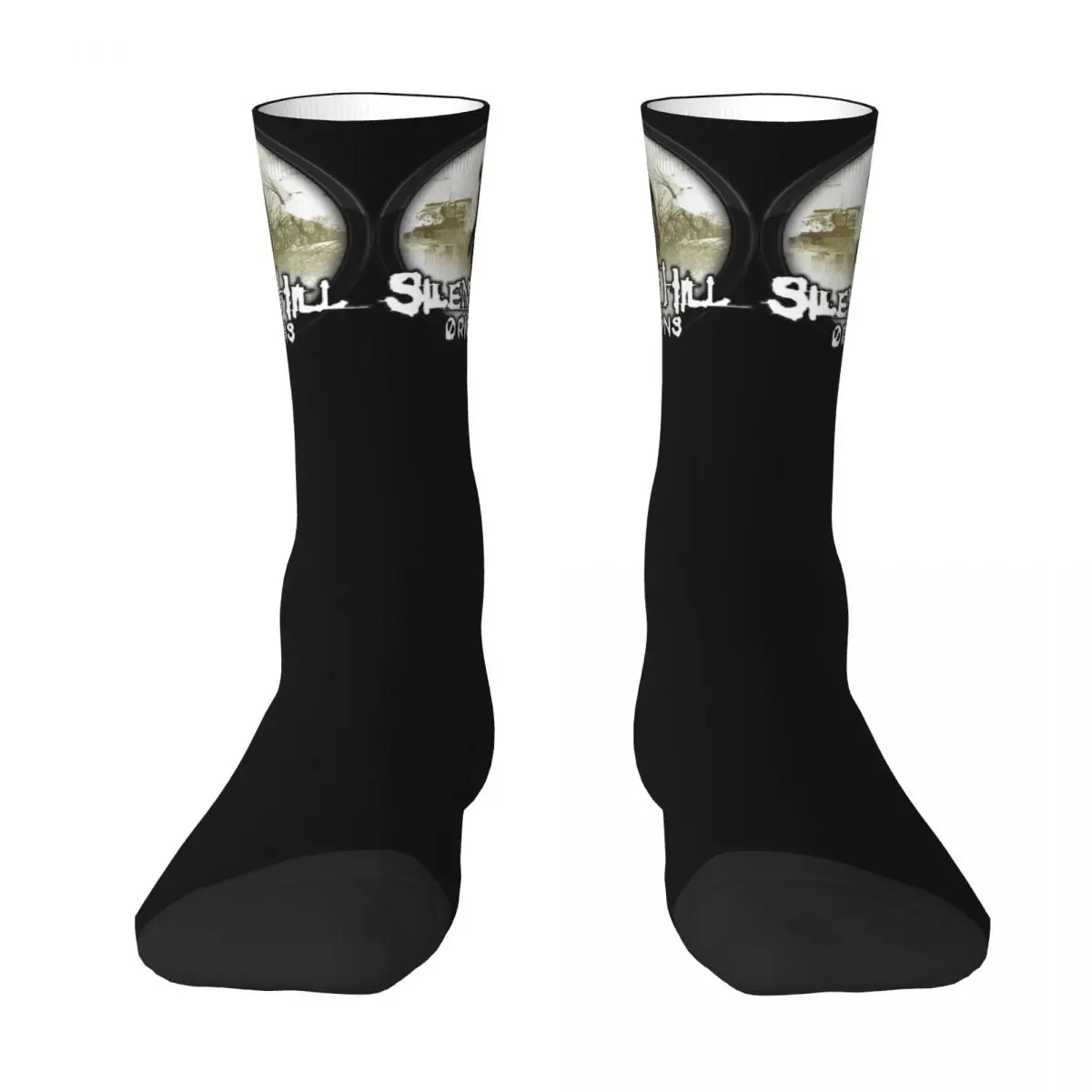 Silent Hill Socks Gaming Gamer Fashion Stockings Couple Quality Skateboard Socks Autumn Design Non Slip Socks