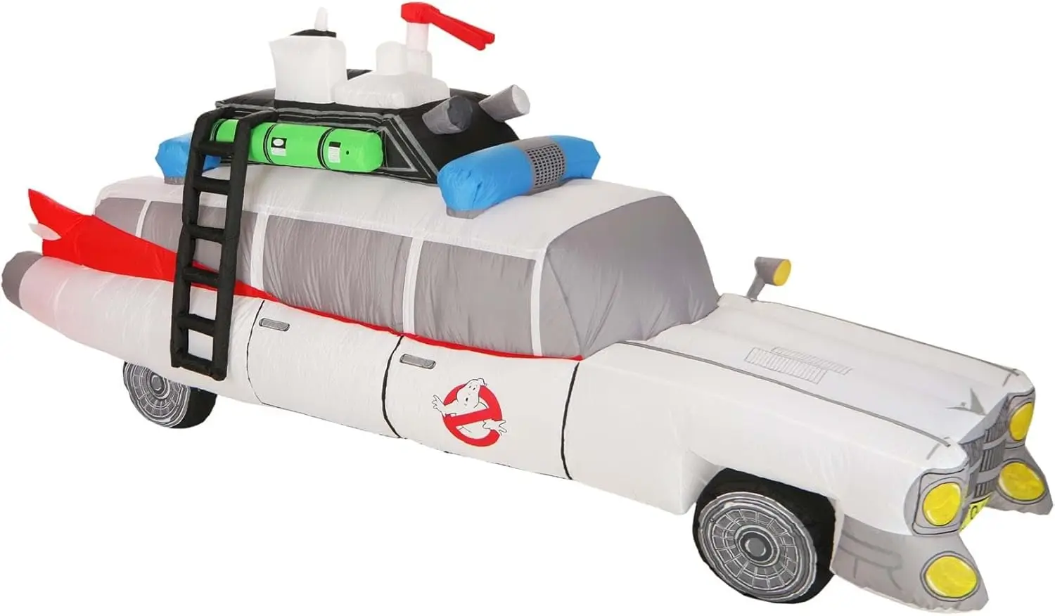 Ghostbusters Inflatable Ecto-1 Car Halloween Decoration - Indoor Outdoor Lawn Yard Ghostbusters Blow-Up Decor