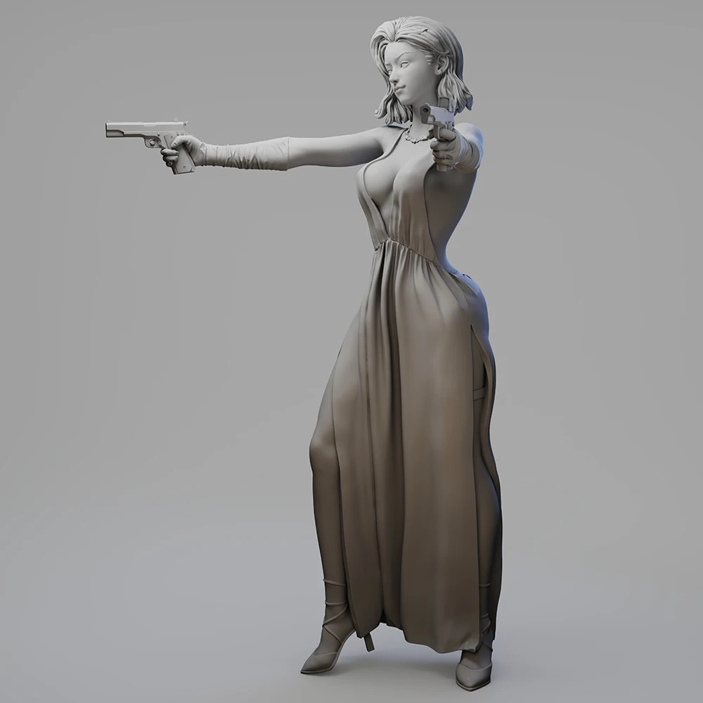 OceanCosmos-Figurine originale en résine non peinte, fille sexy, thème du film, modèle agent, kit GK