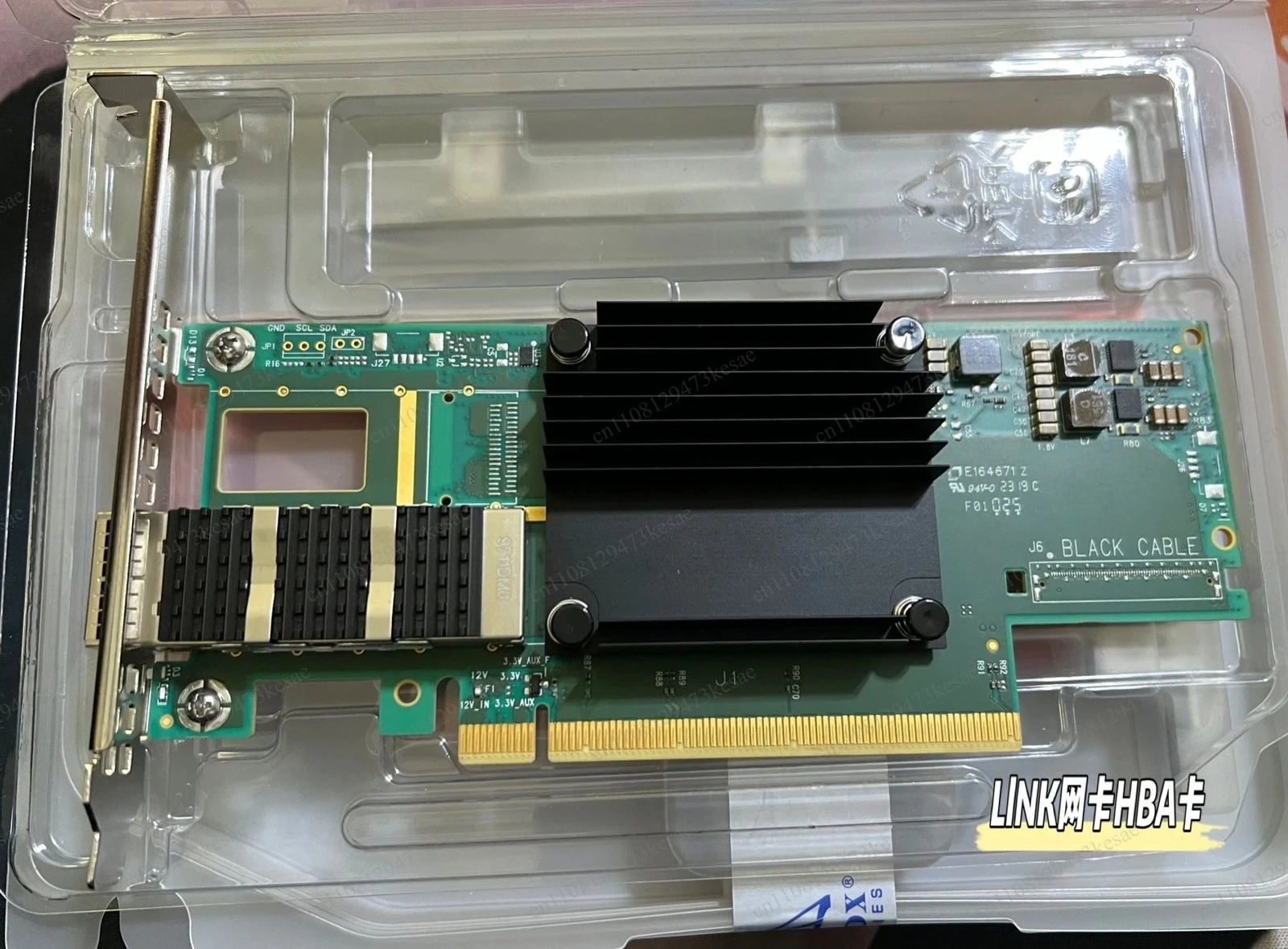 For Mellanox ConnectX-6 MCX653105A-ECAT 100GbE Adapter, Single Port QSFP56, PCIe 4.0 x16, EDR/HDR100 IB 2. Function & Sc