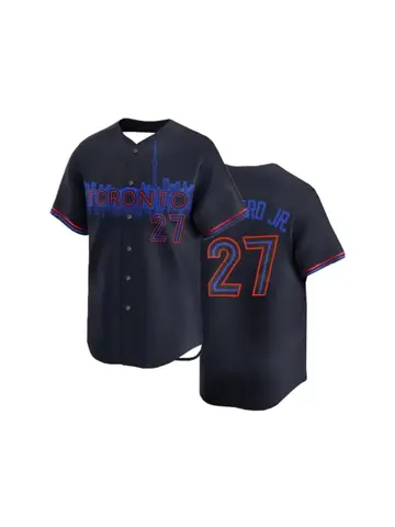 Men's Baseball Jersey  Sewing Embroidery Loose Uniforms Breathable Outfits Casual Sports Short Sleeves Shirts Buttons Toronto