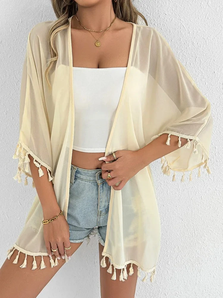 مثير المرأة الصلبة قصيرة الأكمام بيكيني Cove Up شرابات سيدة فستان الشاطئ عادية أنثى البرازيلي ملابس السباحة التستر