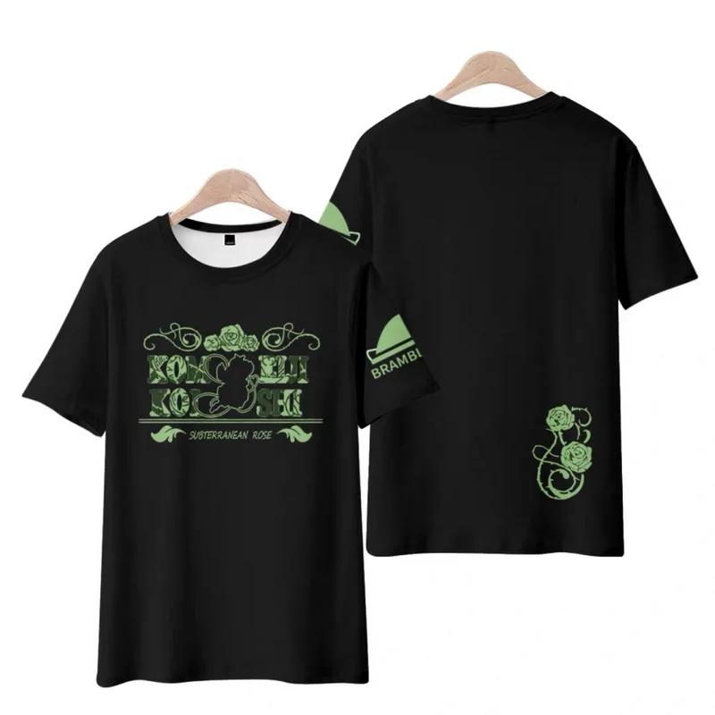 TouHou Project Komeiji Koishi Camiseta con estampado 3D, moda de verano, cuello redondo, manga corta, juego Popular, ropa de calle de Anime, talla grande