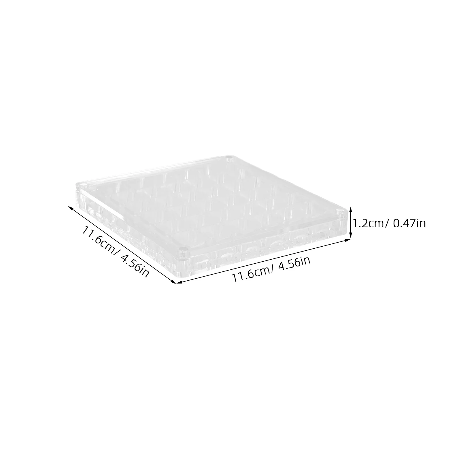 

Acrylic Jewelry Display Box Transparent Storage For Nail Art Beads Trinkets Seashell Organizer Case Bead Box Acrylic