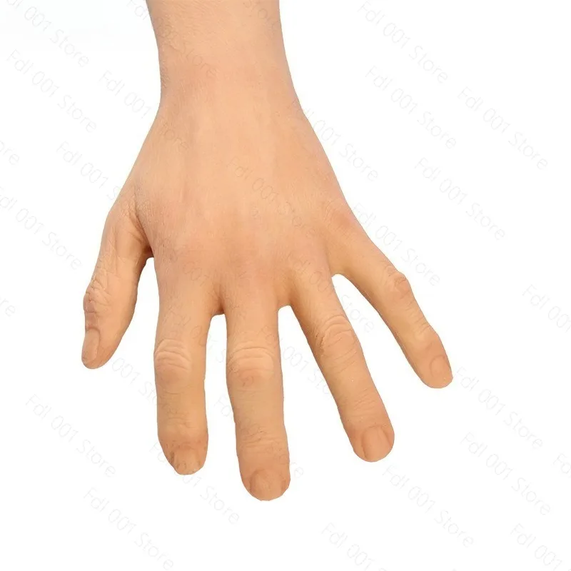 Silicone men's prosthetic after surgery Silicone hand model Silicone gloves simulated prosthetic limb