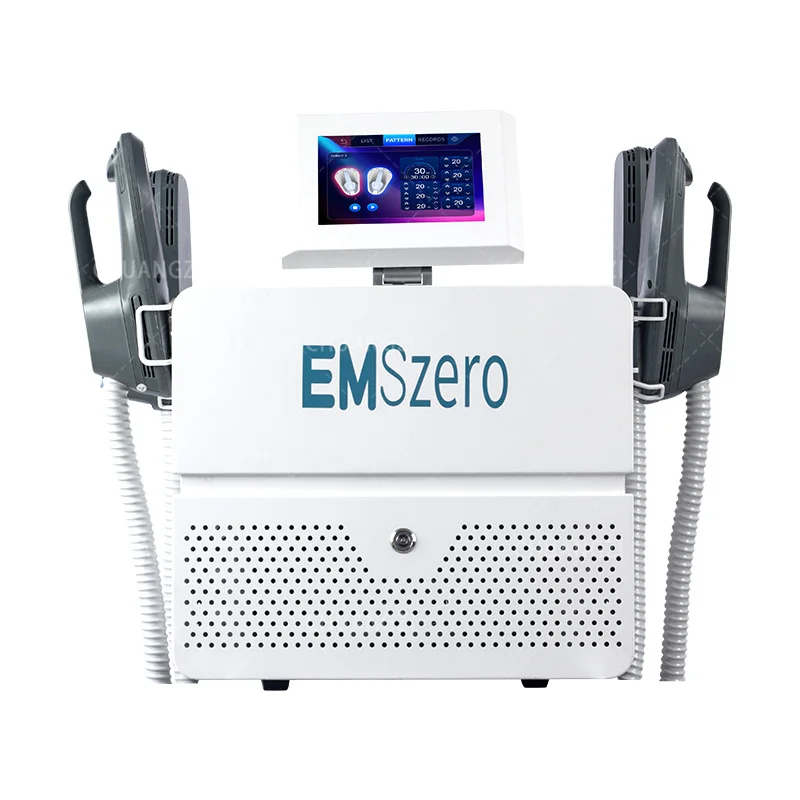 EMSzero Professional EMS Body Sculpt Device 15Tesla 6500W 4 RF Handles Body Slimming Muscle Stimulation Weight Loss Machine