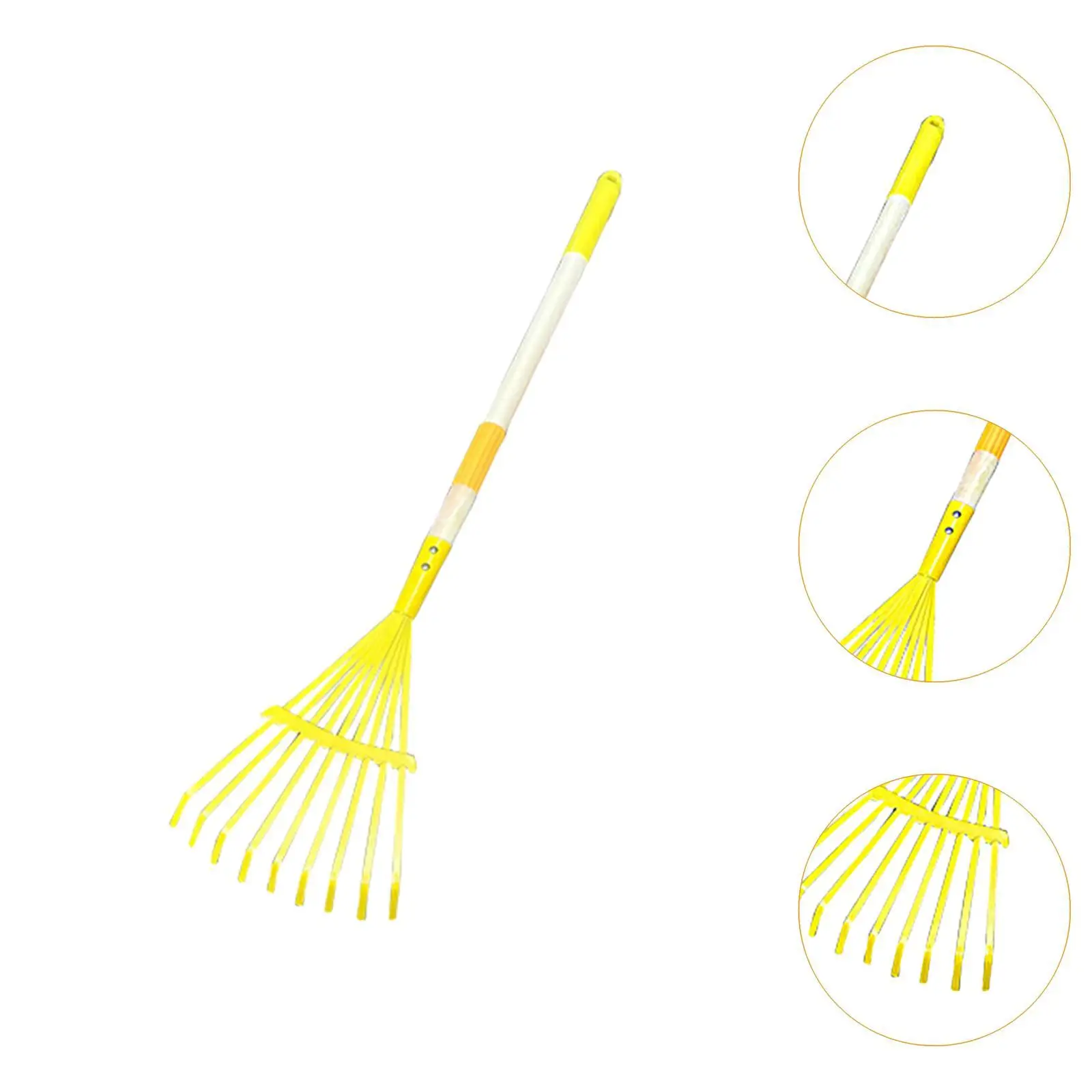 مشط أوراق الشجر للأطفال عملي 76 سم محمول مدمج للأوراق للأولاد والبنات